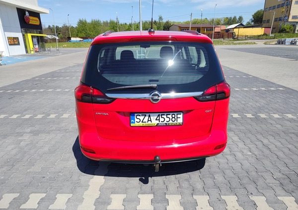 Opel Zafira cena 48777 przebieg: 160000, rok produkcji 2017 z Ogrodzieniec małe 301